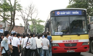 Công suất khai thác của xe buýt đã chạm trần