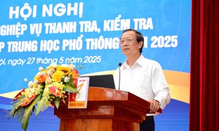 Cảnh báo thi tốt nghiệp, Thứ trưởng Bộ GD&ĐT yêu cầu giám sát chặt cả khu vực vệ sinh