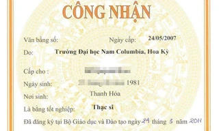 Bắt đầu triển khai công nhận văn bằng nước ngoài trực tuyến