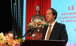 Bộ trưởng giáo dục nhắn nhủ các nhà giáo Thủ đô