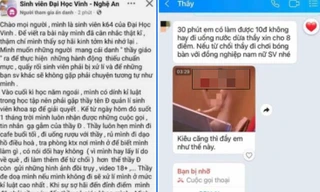 Thầy giáo trường đại học bị tố gửi video đồi trụy ép 'gạ tình, đổi điểm' nữ sinh 