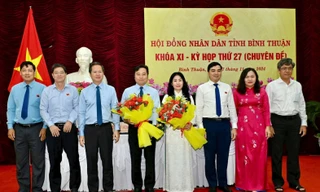 Bình Thuận làm công tác nhân sự và thông qua nhiều nghị quyết quan trọng