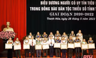 Biểu dương điển hình người có uy tín tiêu biểu trong đồng bào dân tộc thiểu số tỉnh Thanh Hóa