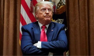 Tổng thống Mỹ Donald Trump tại Nhà Trắng. Ảnh: Reuters.