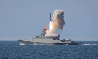 Một quả tên lửa chống hạm Kalibr được phóng trong một cuộc diễn tập trước đó. Ảnh tư liệu