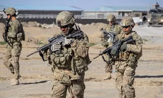 Binh lính Mỹ tuần tra tại Afghanistan. Ảnh: Bộ Quốc phòng Mỹ