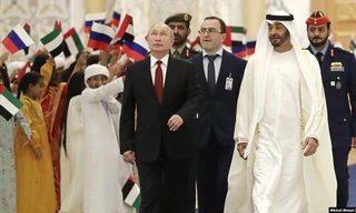 Màn chào đón hoành tráng của UAE dành cho Tổng thống Nga Putin