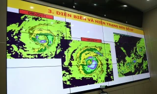  Bão Yinxing diễn biến phức tạp, có khả năng mạnh lên trong 48 giờ tới