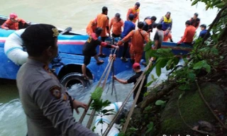 Hiện trường vụ tai nạn. Ảnh: Dok. Polda Sulse