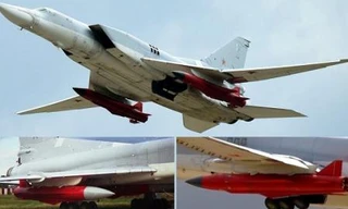 Oanh tạc cơ Tu-22M3M trước đó thường được trang bị tên lửa X-32