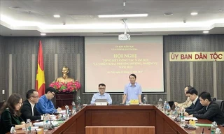 Bộ trưởng, Chủ nhiệm Hầu A Lềnh phát biểu chỉ đạo tại Hội nghị