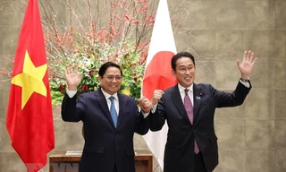 Lễ đón Thủ tướng Phạm Minh Chính thăm chính thức Nhật Bản