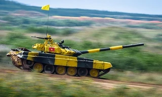 Một chiếc xe tăng T-72B3 của Việt Nam