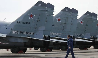 Không quân Nga không tham dự diễu binh ngày chiến thắng. Ảnh: Tass