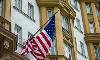 Đại sứ quán Mỹ tại Moskva. Ảnh: Getty Images