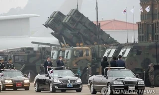 Hệ thống tên lửa phòng thủ của Hàn Quốc. Ảnh: Yonhap