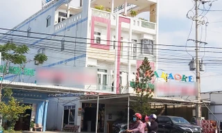 Nhà nghỉ, nơi xảy ra sự việc. Ảnh: Dân Việt