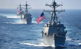 Tàu khu trục lớp Arleigh Burke của Hải quân Mỹ. Ảnh: USNI