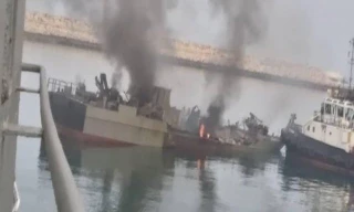 Sự thật bất ngờ: Tàu Iran bị nổ do bí mật đặt mìn thất bại, không phải trúng tên lửa