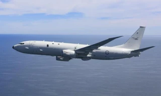 Máy bay tuần tra săn ngầm P-8 của hải quân Australia. (Ảnh: Bộ Quốc phòng Australia)