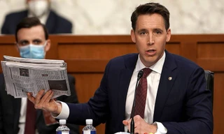 Thượng nghị sĩ Josh Hawley của bang Missouri là thượng nghị sĩ đầu tiên tuyên bố sẽ phản đối kết quả bầu cử trong cuộc họp lưỡng viện ngày 6/1. Ảnh: AP.