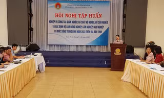 Tập huấn nâng cao nghiệp vụ về giảm nghèo bền vững cho cán bộ các cấp