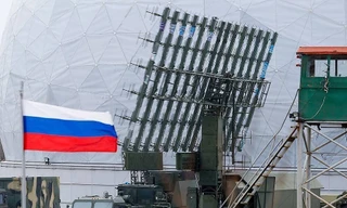 Hệ thống radar Konteiner của Nga. Ảnh: Tass
