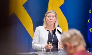 Bà Magdalena Andersson. Ảnh: Bloomberg.