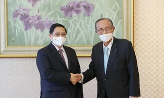 Thủ tướng Phạm Minh Chính hội kiến Chủ tịch Thượng viện và Hạ viện Nhật Bản