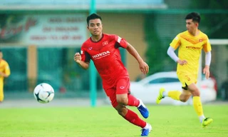 Hồ Thanh Minh trong màu áo U22 Việt Nam. Ảnh: Dân Việt