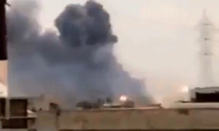 Vụ nổ đã làm rung chuyển 1 vùng rộng lớn. Ảnh: Twitter.