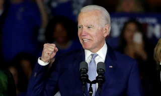 Ông Biden dẫn trước Donald Trump. Ảnh: AP