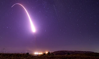 Một vụ phóng tên lửa đạn đạo liên lục địa Minuteman III. Ảnh: Không quân Mỹ