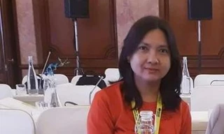 Bà Htar Htar Lin, cựu giám đốc cơ quan tiêm chủng của Myanmar. Ảnh: Twitter.