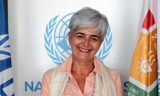 Bà Barbara Manzi - điều phối viên thường trú của Liên Hợp Quốc tại Burkina Faso. Ảnh: UN/Burkina Faso.