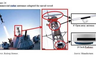 Hình ảnh được cho là bằng chứng chứng minh Nhật Bản xuất khẩu hàng cấm sang Triều Tiên trong nhiều năm qua. Ảnh: Yohap