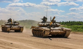 Nga triển khai xe tăng T-72B3 tới quần đảo tranh chấp với Nhật Bản