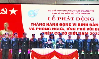 Ký cam kết triển khai thực hiện công tác bình đẳng giới