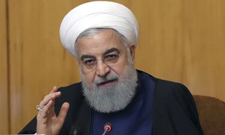 Tổng thống Iran Hassan Rouhani. Ảnh: AP