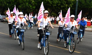Vũng Tàu diễu hành bằng xe đạp hưởng ứng Tháng Hành động vì bình đẳng giới