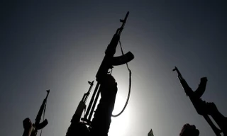 Phiến quân Houthi ở Yemen. Ảnh: AP