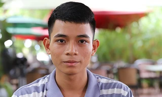 Trần Trương Minh Chánh là thủ khoa Đại học Bách khoa Đà Nẵng năm nay. Ảnh: Nguyễn Đông.