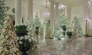 Phu nhân Tổng thống Mỹ trang trí Nhà Trắng đón Giáng sinh