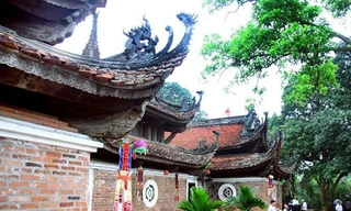 Một góc chùa Tây Phương