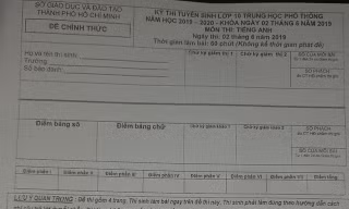 Tuyển sinh lớp 10 TPHCM: Đề thi, gợi ý lời giải môn tiếng Anh