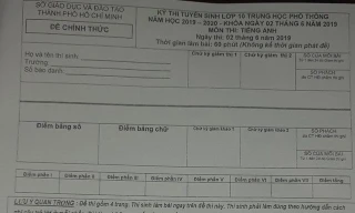 Tuyển sinh lớp 10 TPHCM: Đề thi, gợi ý lời giải môn tiếng Anh