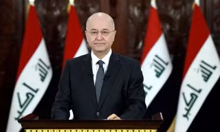 Tổng thống Iraq Barham Saleh. Ảnh: RIA.