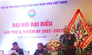 Trung tướng Nguyễn Đức Soát tái đắc cử Chủ tịch Hội Hỗ trợ khắc phục hậu quả bom mìn Việt Nam 
