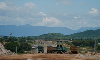 Cao tốc Vĩnh Hảo - Phan Thiết nguy cơ 'lụt' tiến độ