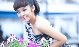 Người mẫu 14 tuổi Bảo Trân xinh như hoa